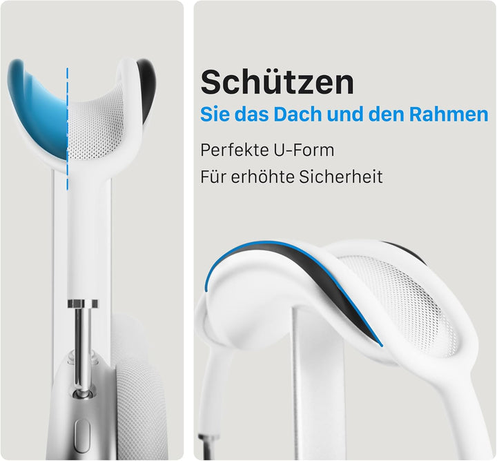 AirPods Max Ständer mit Schlafmodus, Aluminium Kopfhörerhalterung für Schreibtisch, rutschfest & kra