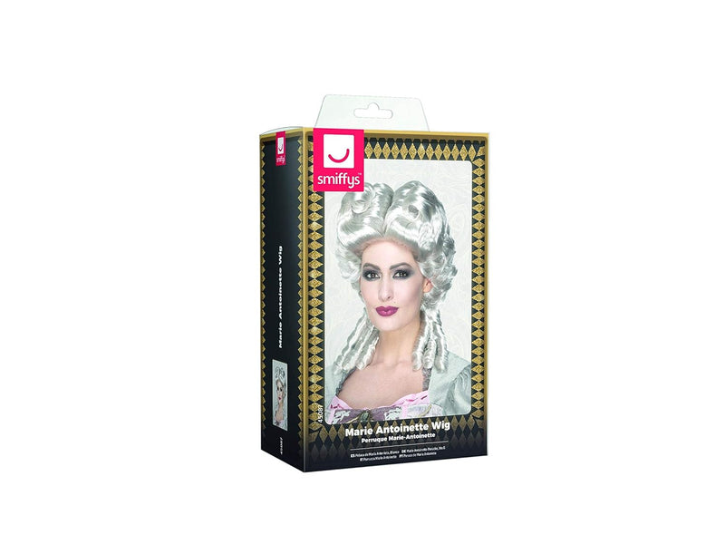 Deluxe Marie Antoinette Wig OS White, OS White