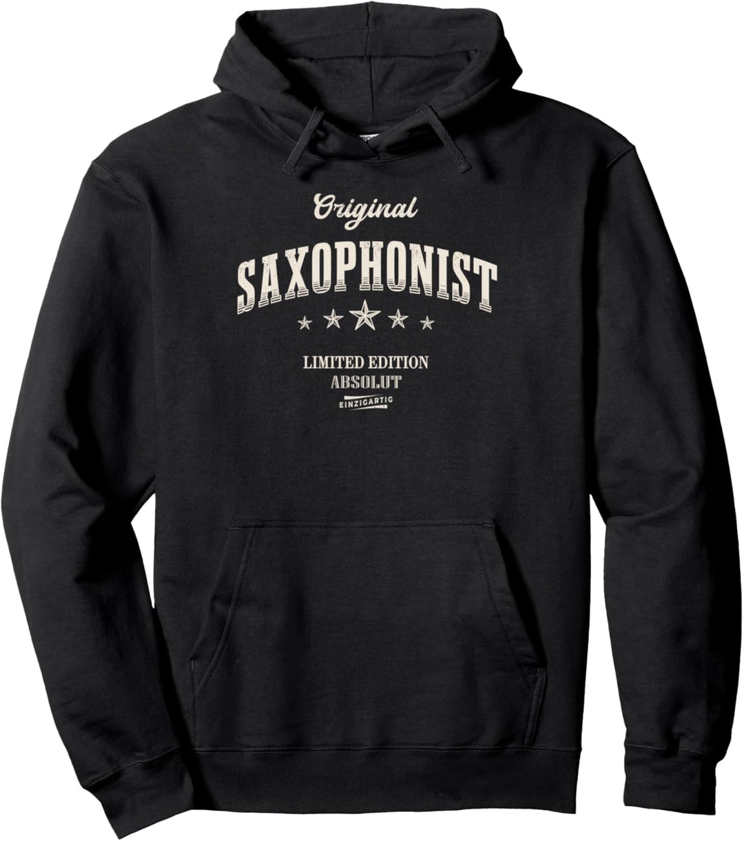 Saxophon Limited Edition Saxophonspieler Saxophonist Pullover Hoodie