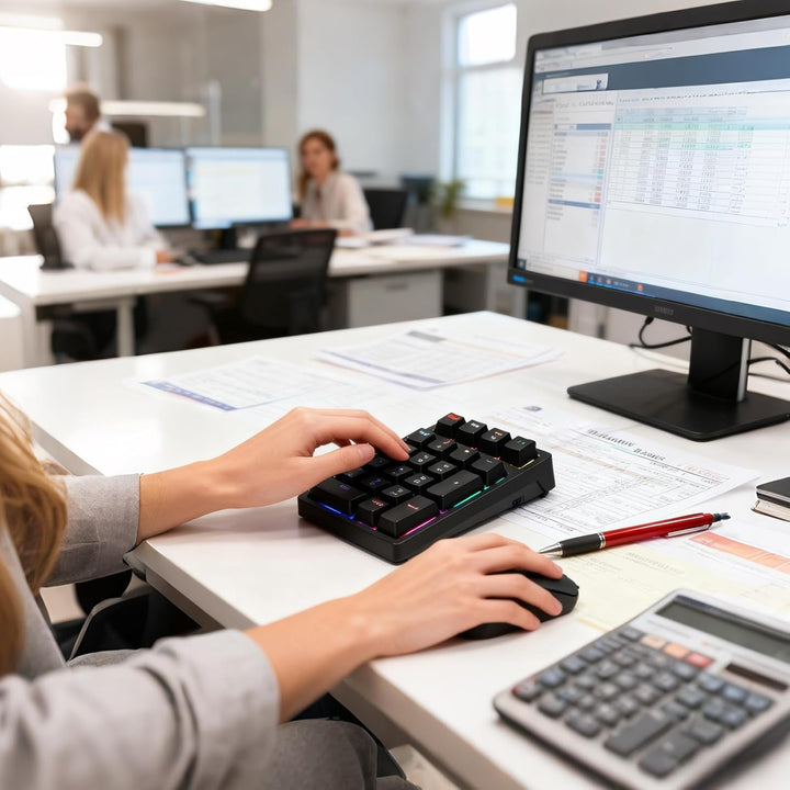 Generisch Zahlenblock | USB Mechanische Kompakte,21 Tasten Nummernblock,Für Laptop Computer, Desktop