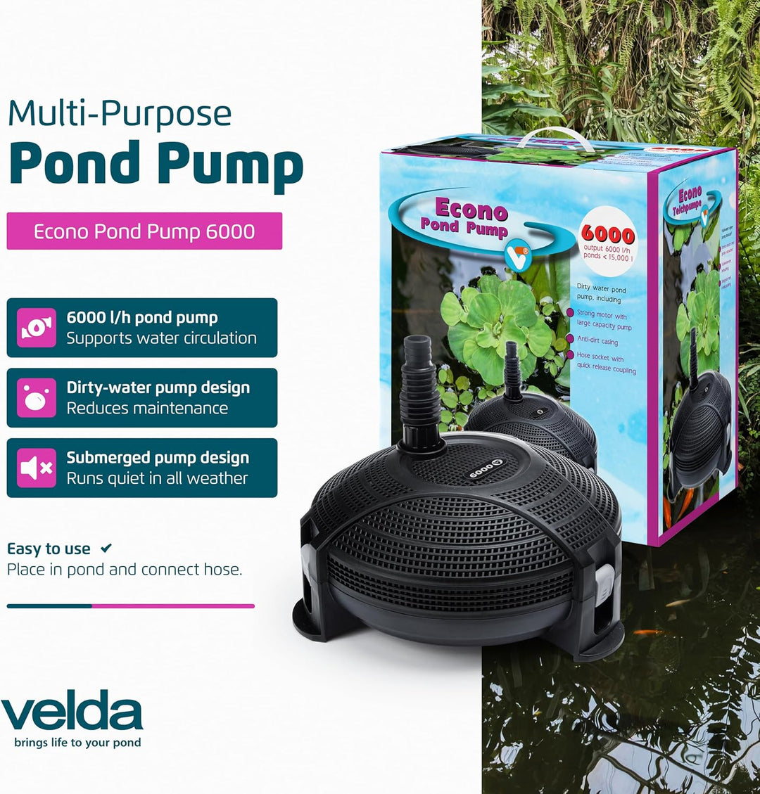 VT Econo Pond Pump 6000