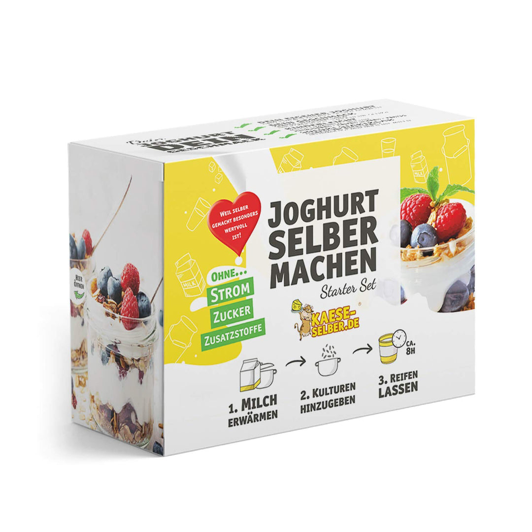 Joghurt selber Machen - Starter Set (ohne Strom) inkl.