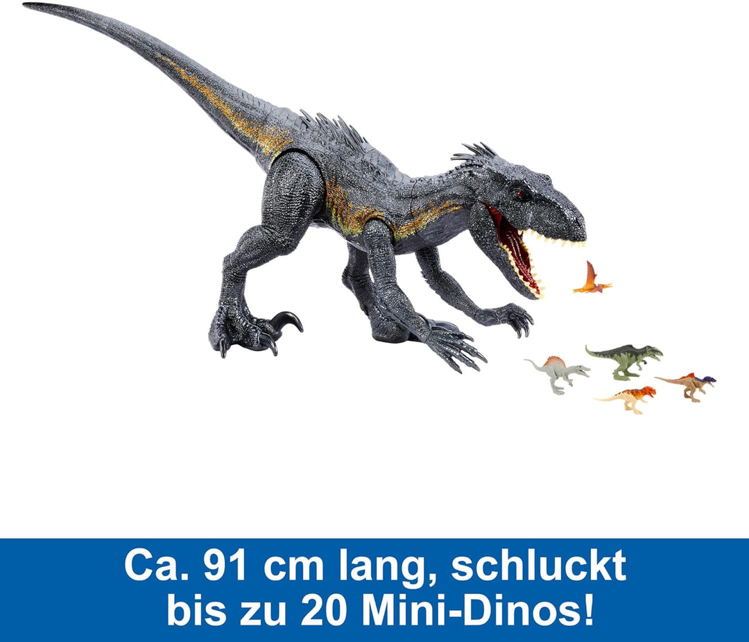JURASSIC WORLD Das Gefallene Königreich - Riesendino Indoraptor, verschlingt bis zu 20 Minifiguren,