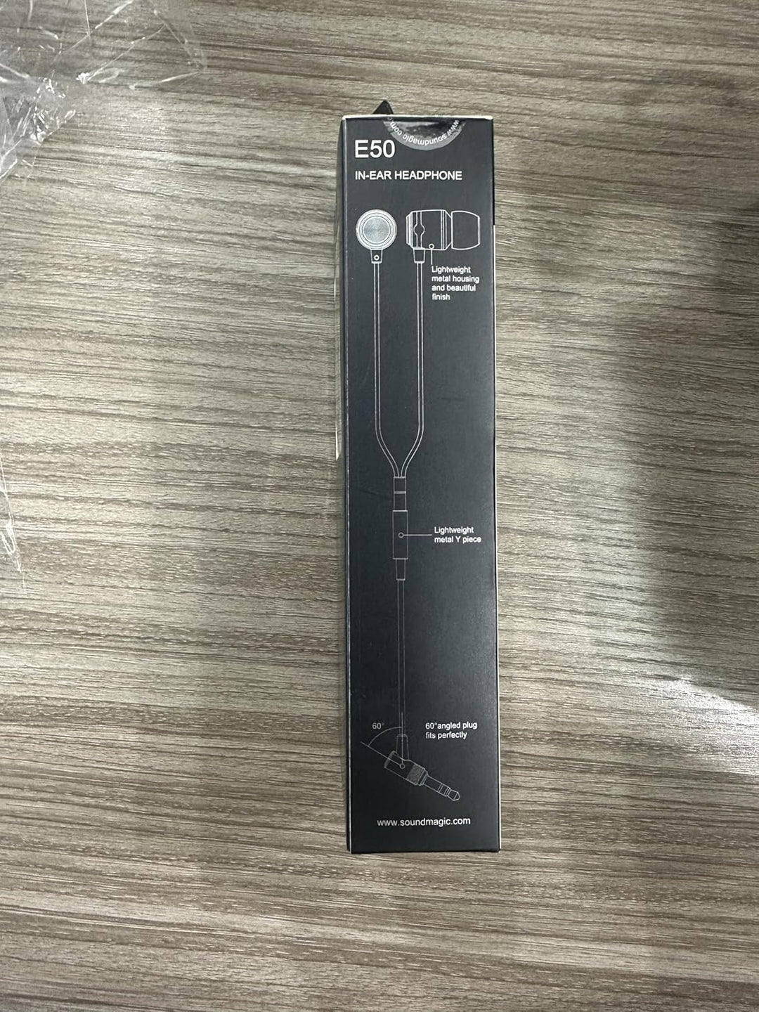 SoundMAGIC E50 Wired Earbuds Without Microphone, In-Ear HiFi Headphones, Noise Isolating Headphones,