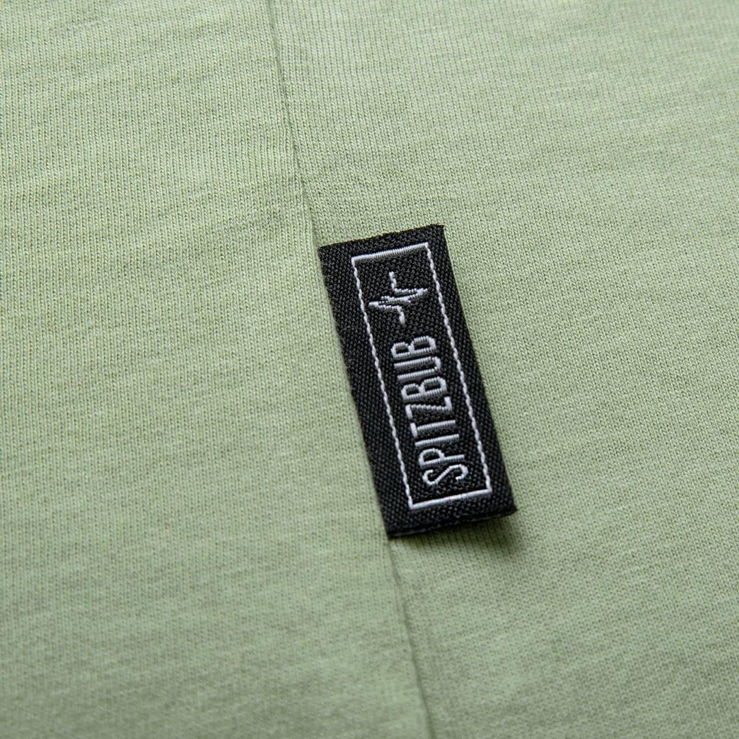 Spitzbub Herren T-Shirt Shirt mit Print oder Stick Street-Design M Grün, M Grün