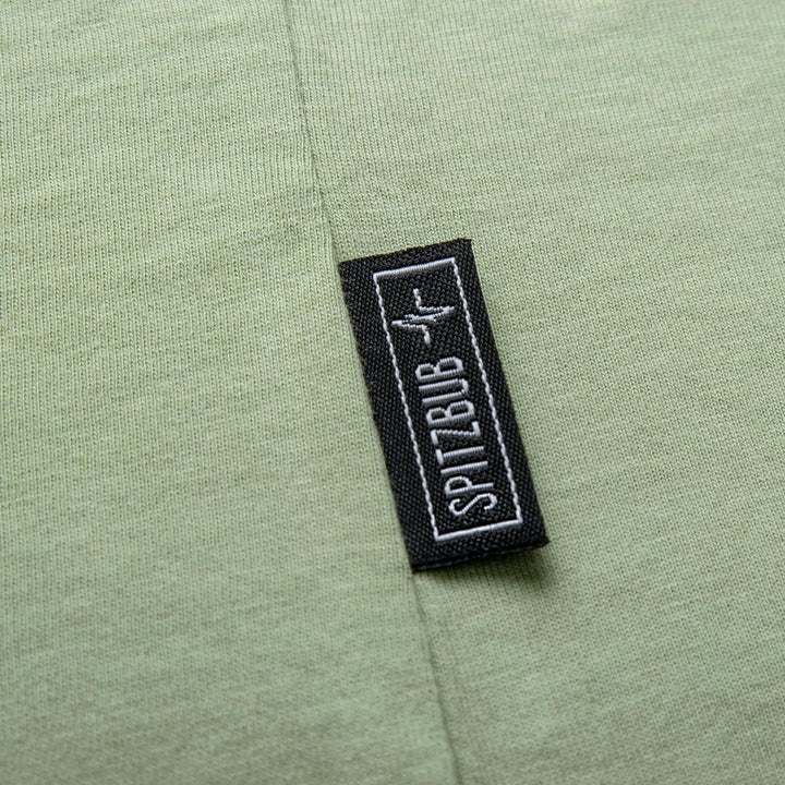 Spitzbub Herren T-Shirt Shirt mit Print oder Stick Street-Design S Grün, S Grün