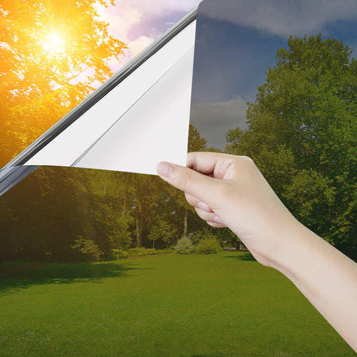 Ohmywor Fensterfolie Sonnenschutz Selbsthaftend Sichtschutz Hitzeschutz Fensterfolie von Aussen Durc