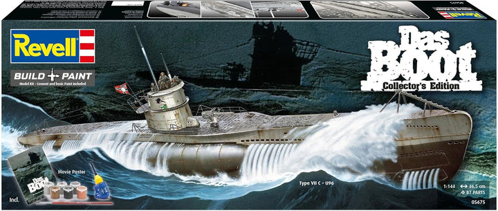 Revell Das Boot Collector's Edition - 40th Anniversary | Exquisiter U 96 Modellbausatz | Nachdruck d