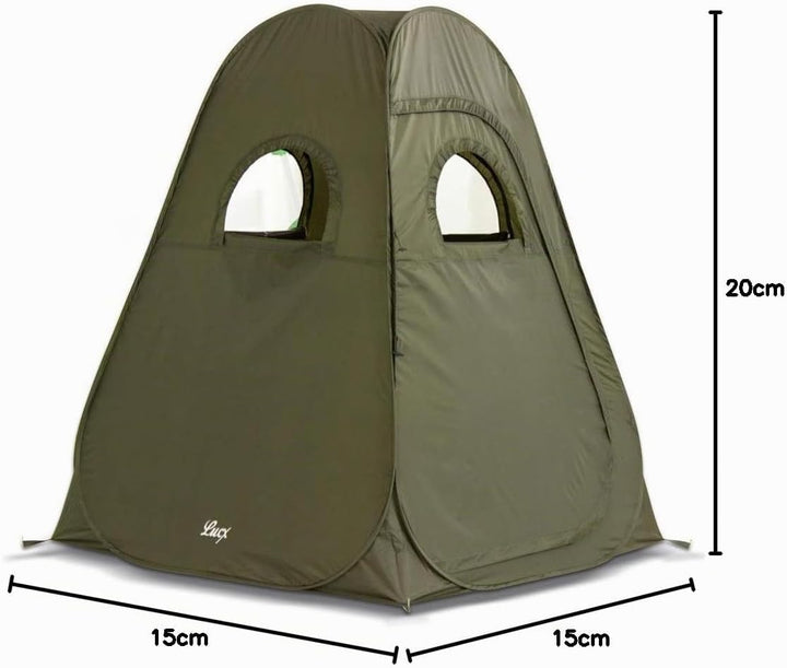 Lucx Pop-Up Angelzelt &amp; Jagdzelt - Sekundenzelt für 1-2 Personen, wasserdicht (5.000 mm), 200x150x15