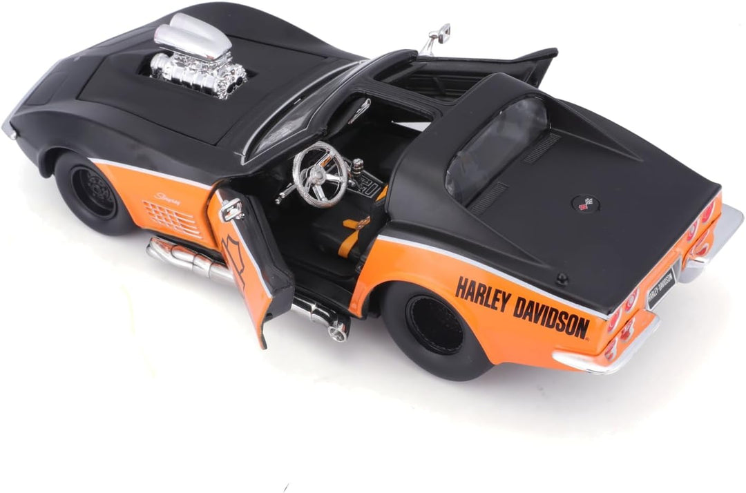 Bauer Spielwaren 532193 Maisto Harley-Davidson 1970 Chevy Corvette Druckguss-Fahrzeug Chevrolet Mode