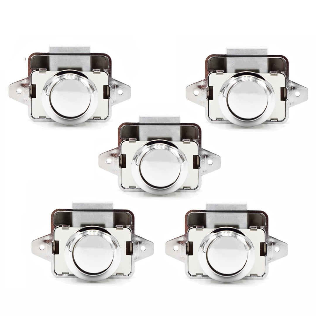 Hotiko Push Lock Button Latch Door Verriegelung Wohnmobil Möbelschloss für RV Camping Schrank Schubl