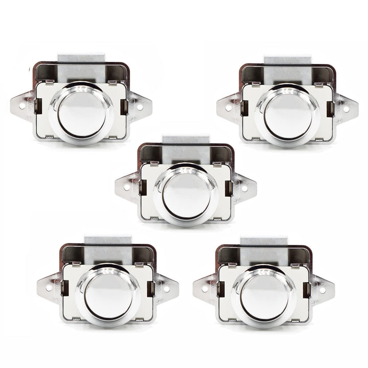 Hotiko Push Lock Button Latch Door Verriegelung Wohnmobil Möbelschloss für RV Camping Schrank Schubl