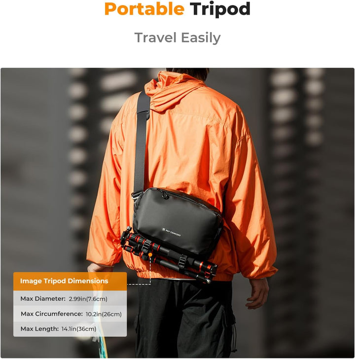 K&amp;F Concept Kamera-Rucksack, Schultertasche, quadratische Tasche, Taschen für Fotografen, Kamera-Rec