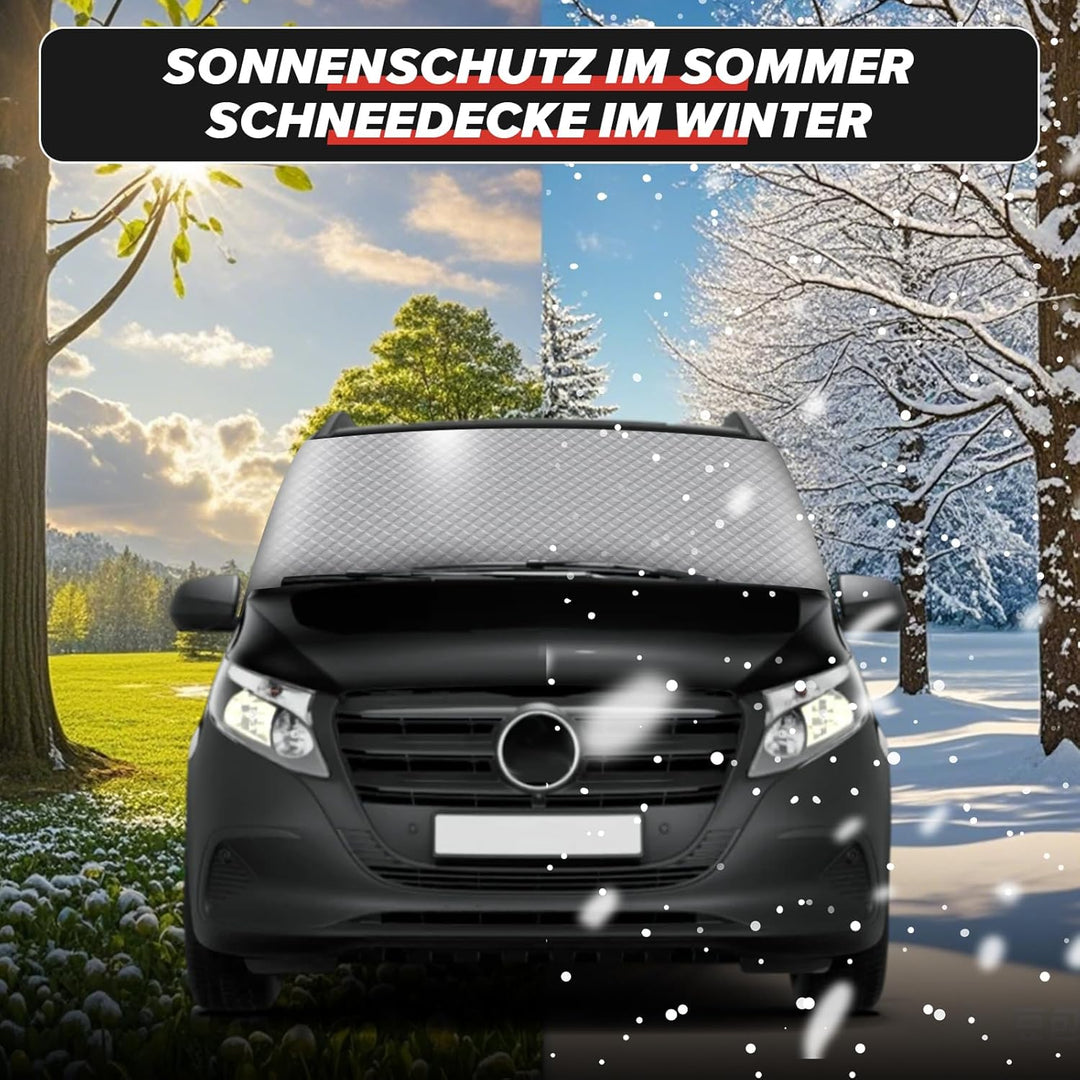 Auto Windschutzscheiben Abdeckung für Vito W639&W447, 100% Verdunkelnd Frontscheibe Schnee Frost EIS