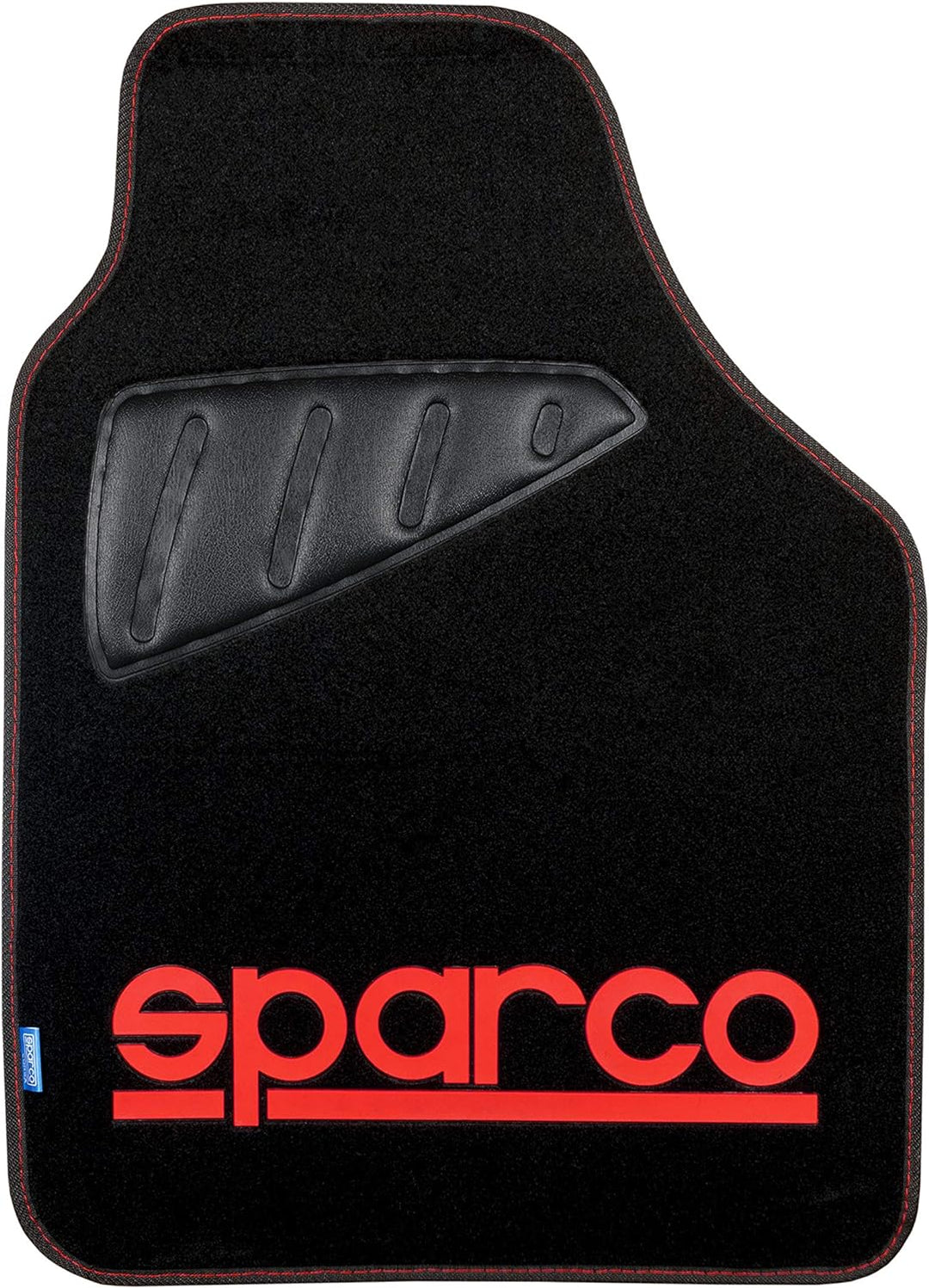 Walser 16993 Sparco SPC Autoteppich, Schwarz/Rot SPC TEPPICH