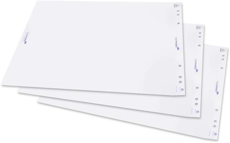 Legamaster 7-156000 Flipchart-Papier, 5 Blöcke mit je 20 Blatt, blanko, Blanko