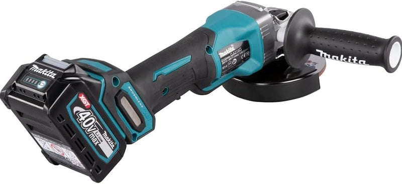 Makita GA016GM201 Akku-Winkelschleifer 40V max. / 4,0 Ah, 2 Akkus + Ladegerät im MAKPAC, Petrol mit