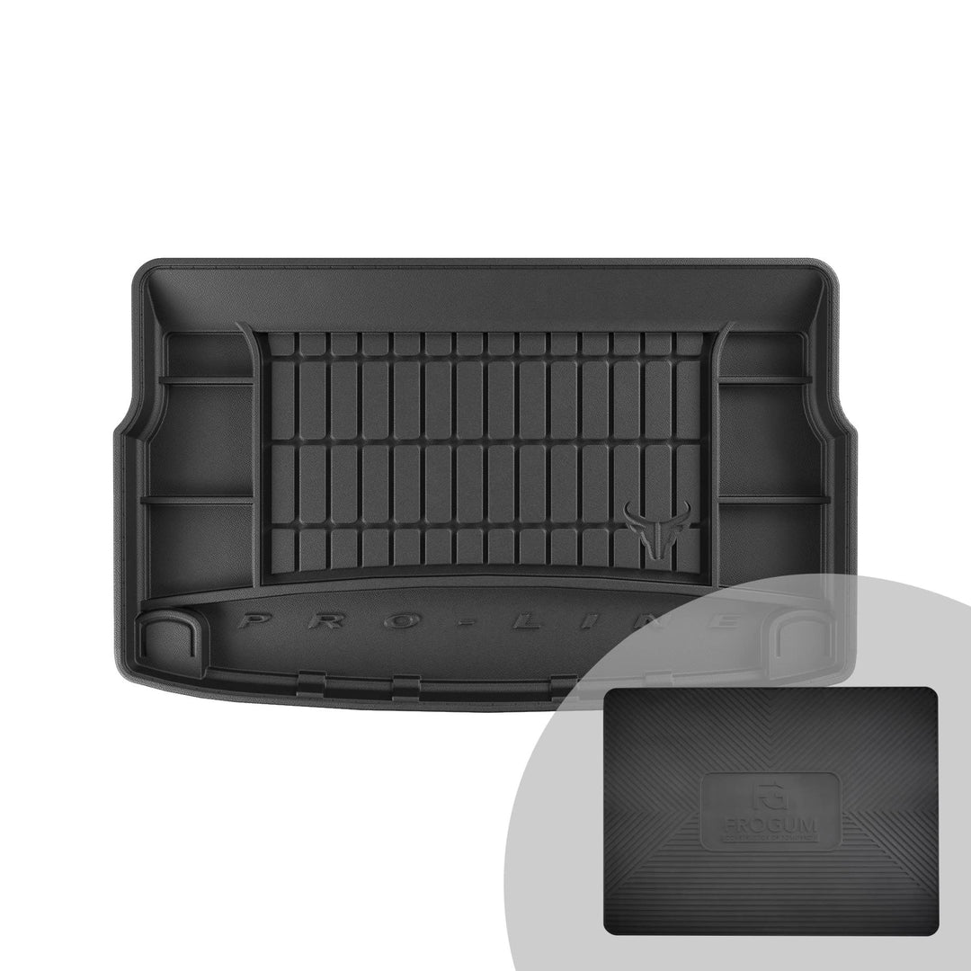 FROGUM ProLine 3D Gummimatte Exklusive Auto Kofferraummatte Kofferraumwanne für Hyundai Kona 2017-20