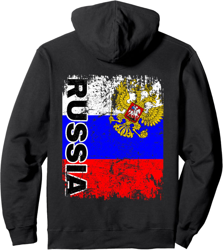 RUSSLAND FLAGGE | Damen Herren Kinder | RUSSIA Pullover Hoodie
