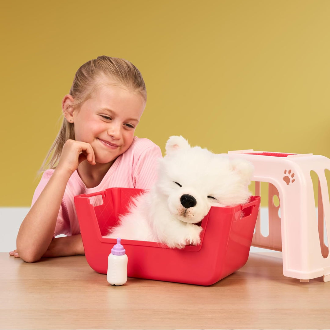 LLP Little Live Pets My Really Real Puppy – Luna; Interaktiver Welpe; 60+ Geräusche/Reaktionen; real