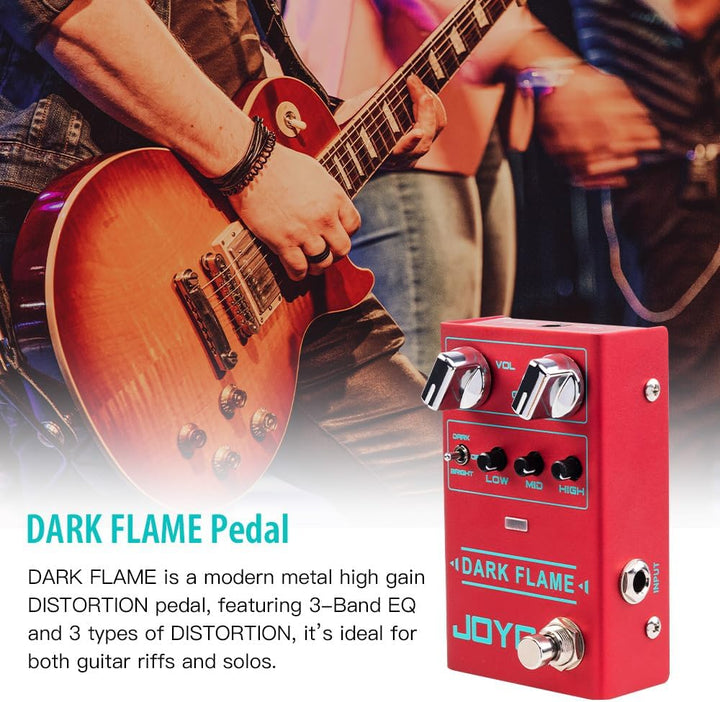 JOYO Modern Metal High Gain Distortion Gitarreneffektpedal mit verschiedenen Klangstilen für E-Gitar