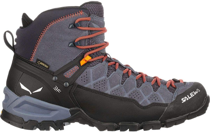 Salewa Herren Ms Alp Trainer Mid GTX Trekking-& Wanderstiefel 39 EU Ombre Blue Fluo Orange, 39 EU Om