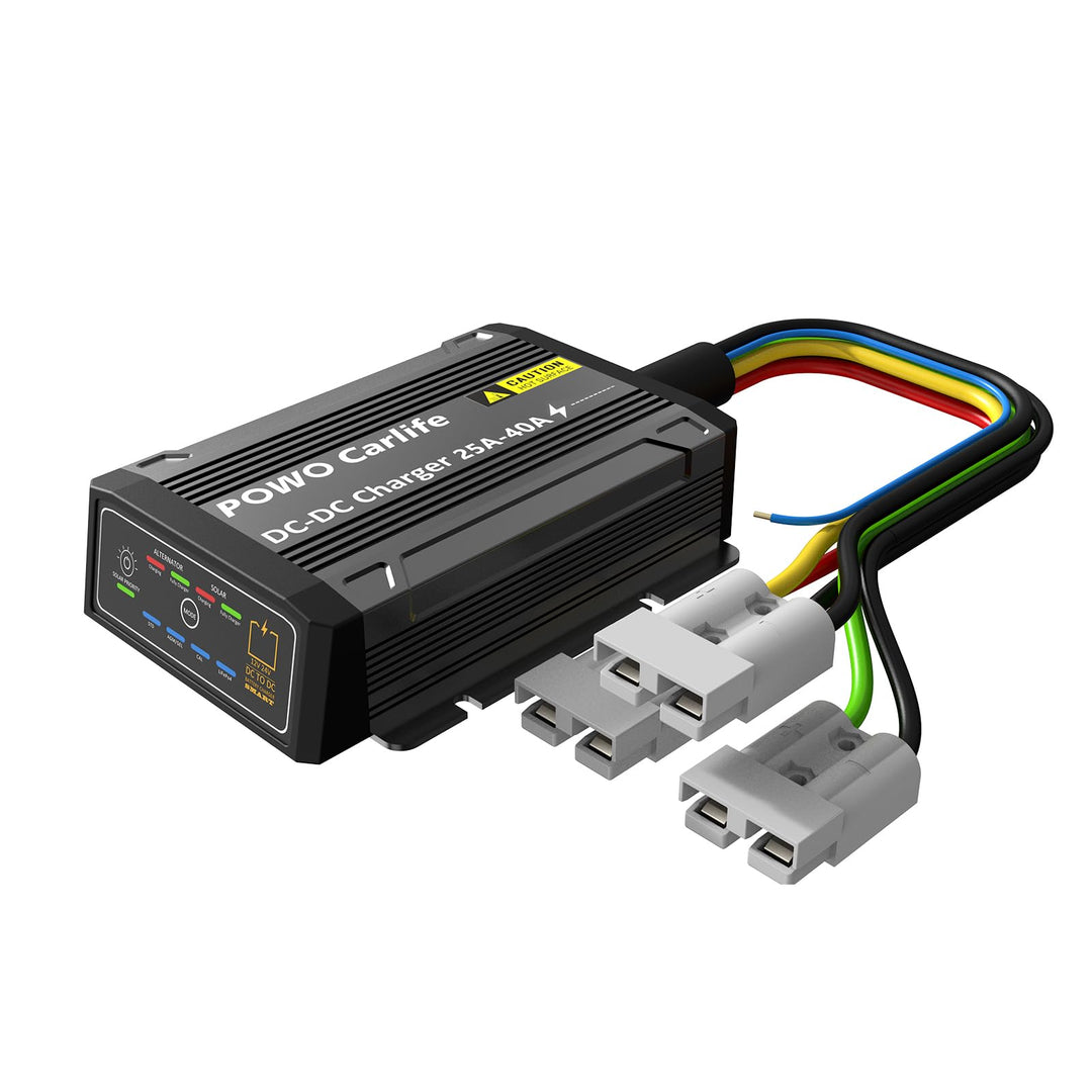 40 A DC/DC-Ladegerät für Fahrzeuge mit MPPT, wasserdichtem IP68-12-V-Batterieladegerät, Solar- und L
