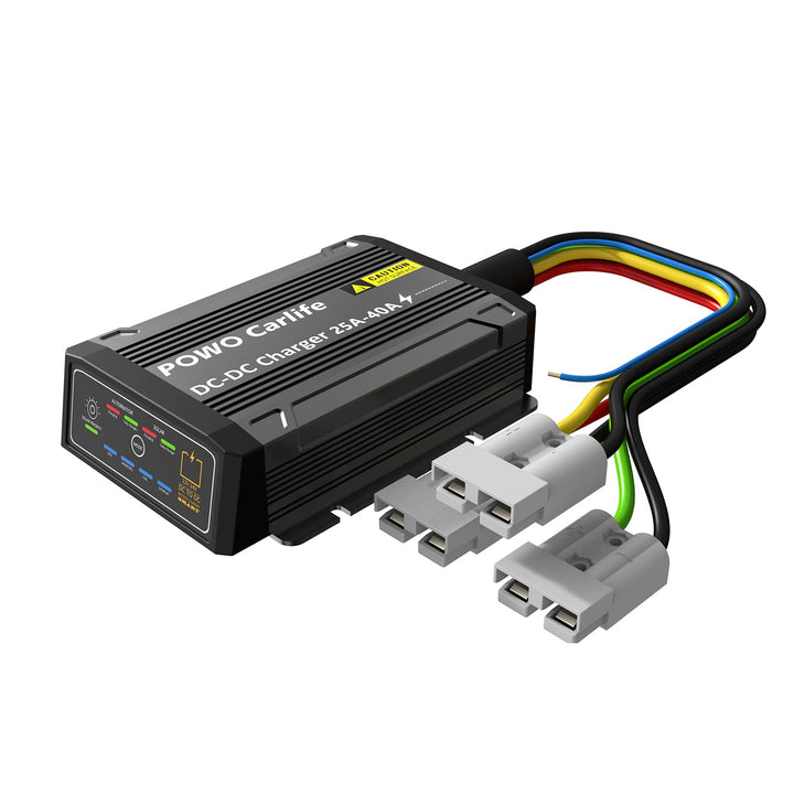 40 A DC/DC-Ladegerät für Fahrzeuge mit MPPT, wasserdichtem IP68-12-V-Batterieladegerät, Solar- und L