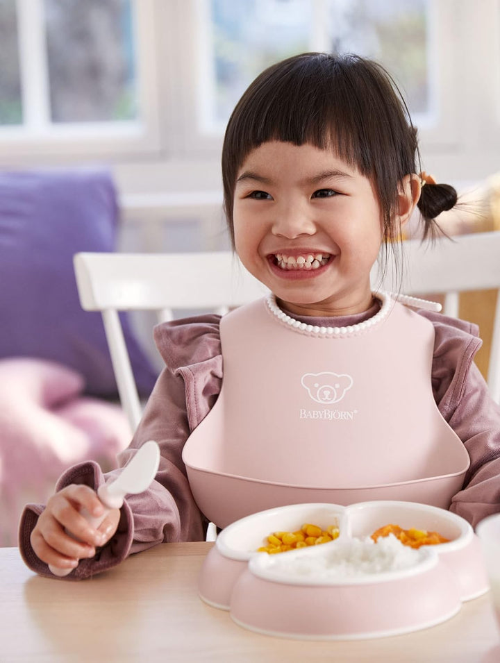 BabyBjörn Kindergeschirr, 8-teilig, Blassrosa, Blassrosa