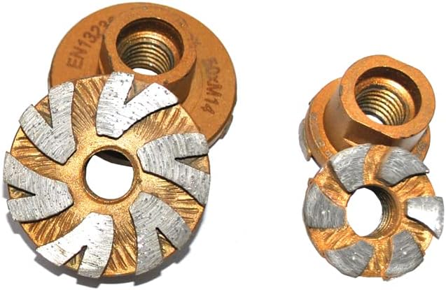 M14 Gold Diamant Schleiftopf, Durchmesser 35 mm, für Winkelschleifer.