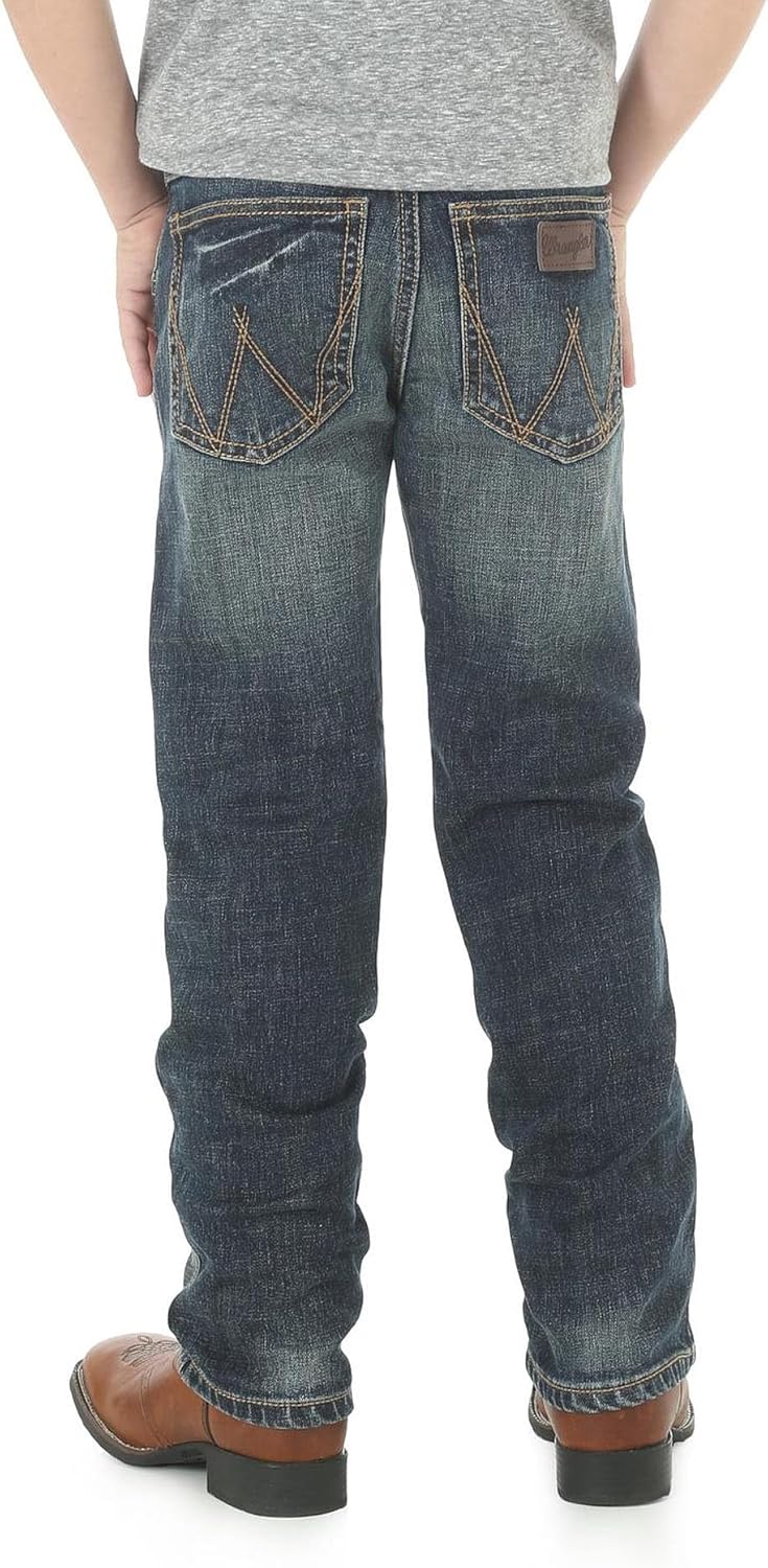 Wrangler Boys Retro Slim Fit Straight Leg Jean, Bozeman, 2T Slim