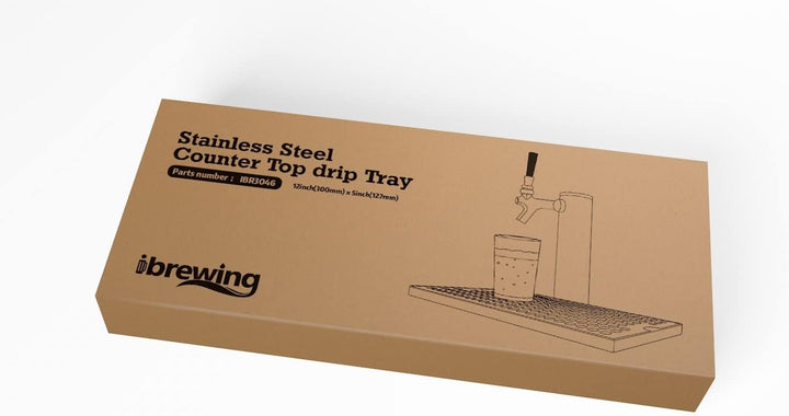 Abtropfschale aus Edelstahl für die Theke