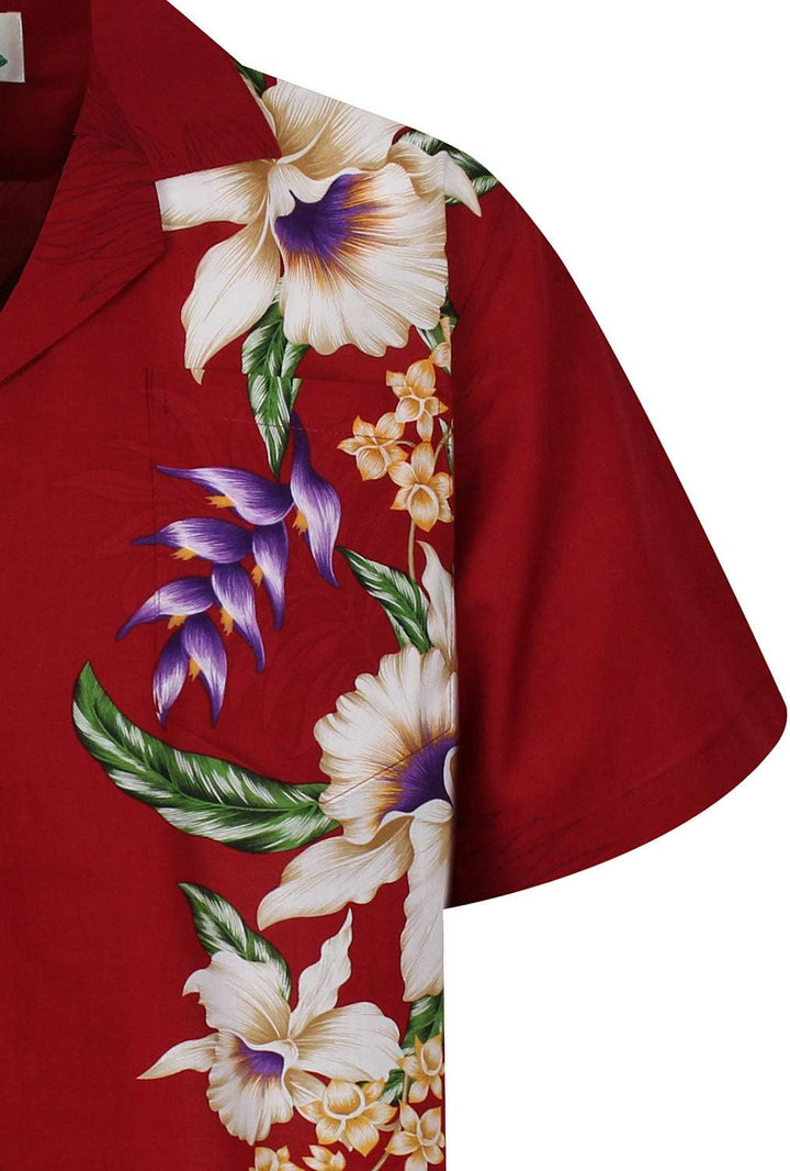 KY‘s Original Hawaiihemd, Wedding, rot, S