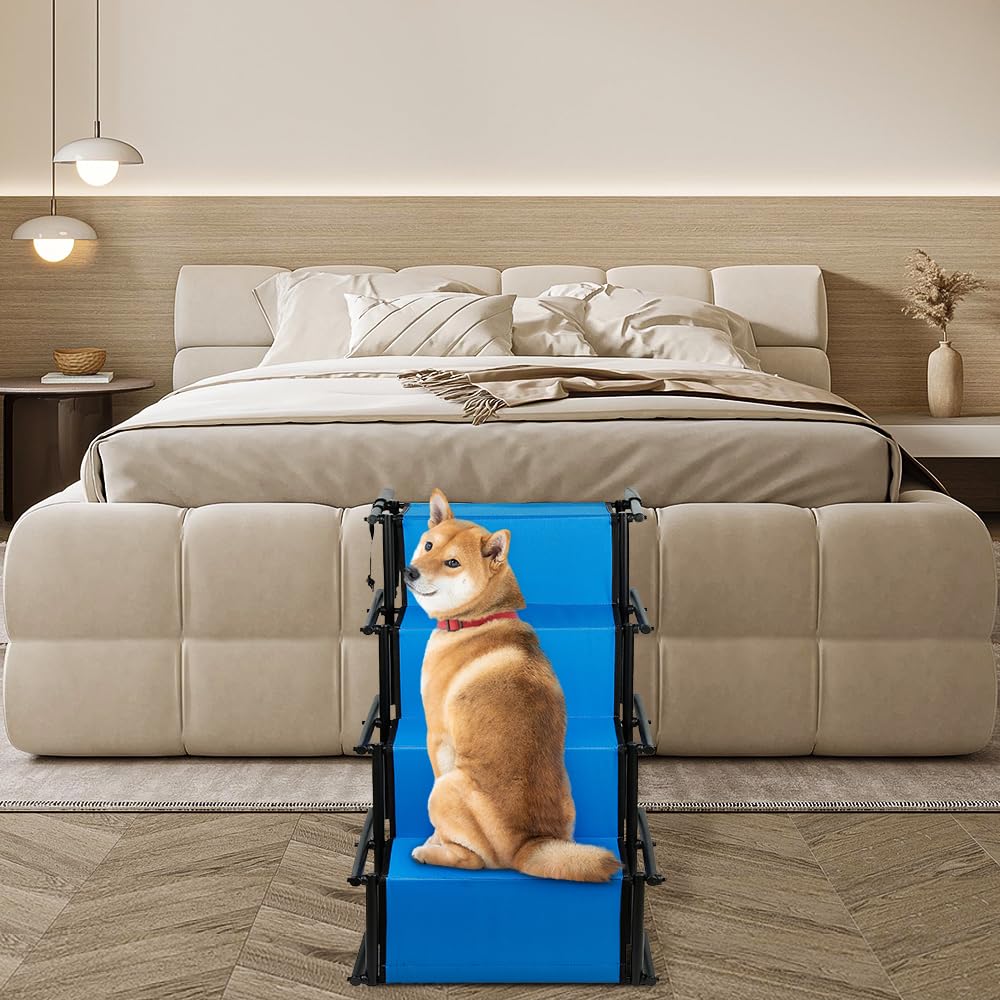 Treppe für grosse und kleine Hunde, Rampe für Hunde, Autorampe, faltbar, für Auto, Sofa oder Bett, r