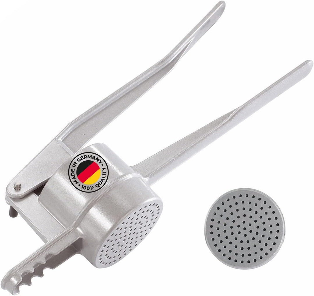 Westmark Spätzle-/Kartoffelpresse, Mit runder Lochung, Aluminiumdruckguss, Länge: 41 cm, Spätzlepres