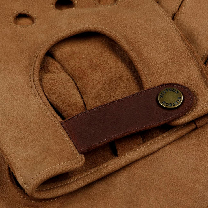 Stetson Vented Lederhandschuhe - Herren - Fingerhandschuhe aus 100% Ziegenleder - Ideal zum Autofahr