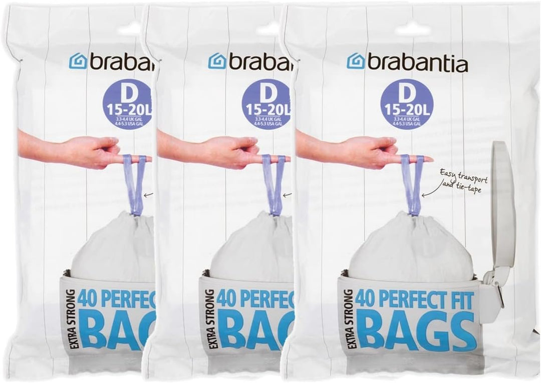 Brabantia Müllbeutel (15-20 Liter (D) (120 Stuck)), 15-20 Liter (D) (120 Stuck)