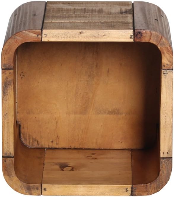 Woodkings® Badregal Dingle 30x30 Holz Pinie Natur rustikal Wandregal Regal Würfel Badmöbel Badezimme