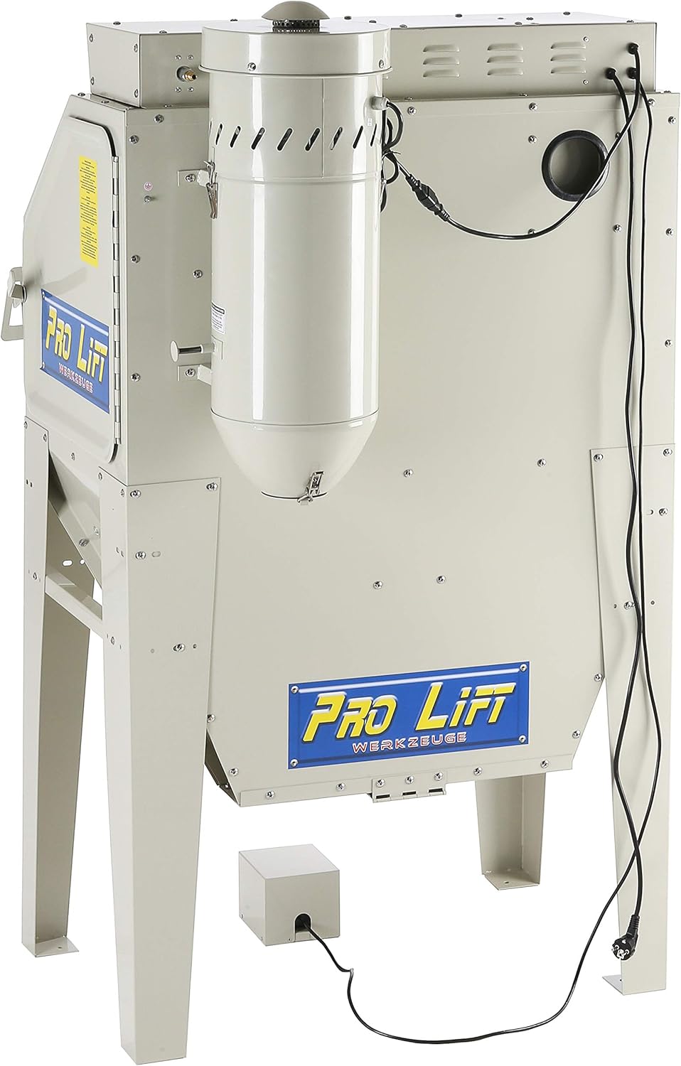 Sandstrahlgerät 350 l Sandstrahlkabine Sandstrahler 350 Liter Zubehör sand blaster Industrie Beleuch