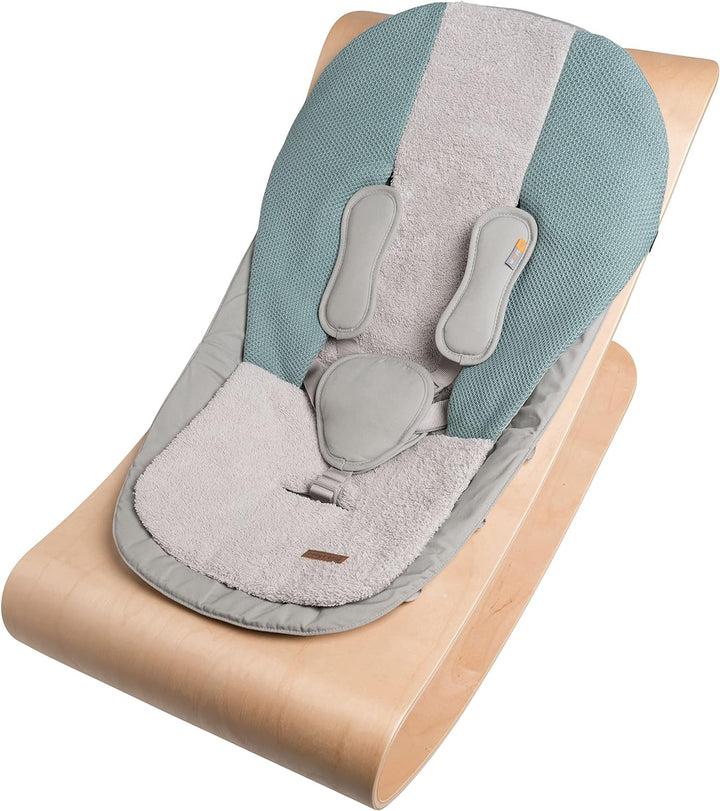BO BABY'S ONLY - Multicomforter aus Baumwolle - 68x40 cm - für Jungen und Mädchen - Silbergrau Stone