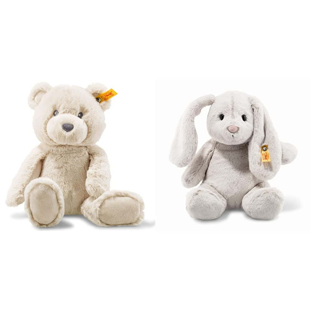 Steiff Bearzy Teddybär - 28 cm - Kuscheltier für Babys - Soft Cuddly Friends - weich & waschbar - be