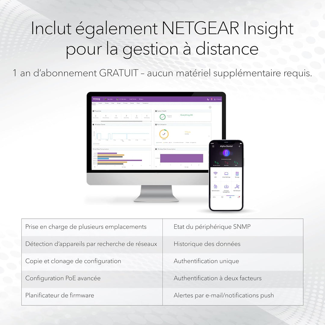 NETGEAR 10-Port 10G/Multi-Gigabit Ethernet Smart Switch (XS508TM): Managed, mit 8 Multi-Gig-Anschlüs