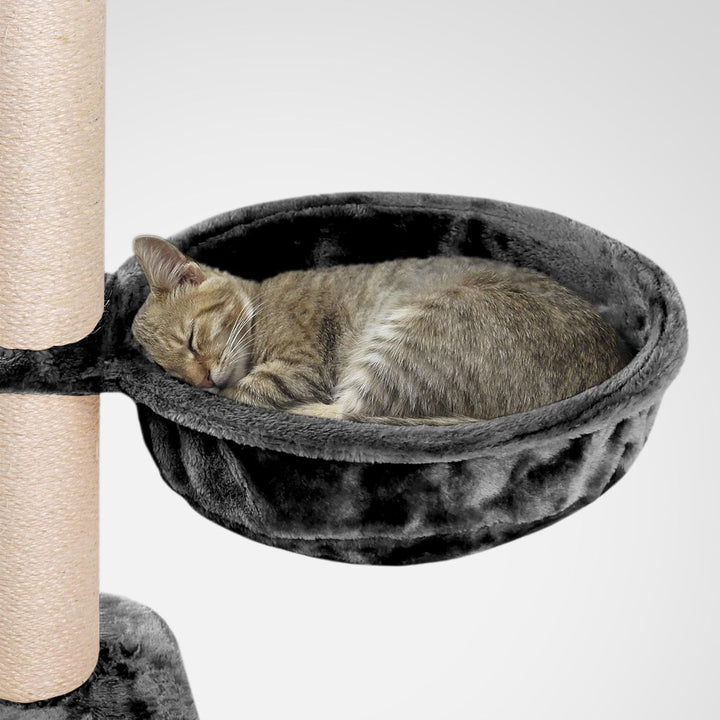 HAPPYPET Katzenhängematte für Kratzbaum Ø40 cm – XL Katzenmulde Ersatzteil – Stabile Liegemulde mit