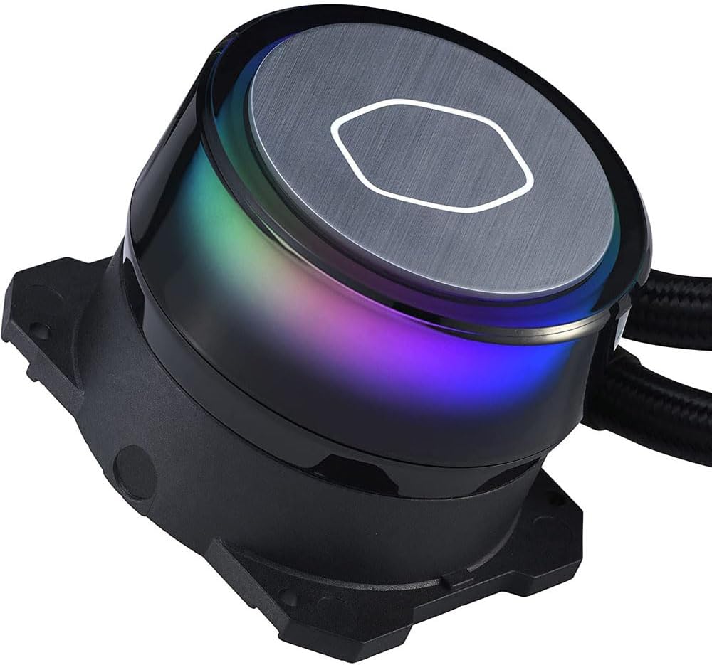 Cooler Master MasterLiquid ML240 Illusion CPU-Flüssigkeitskühler – AIO-Wasserkühlungssystem, Pumpe d