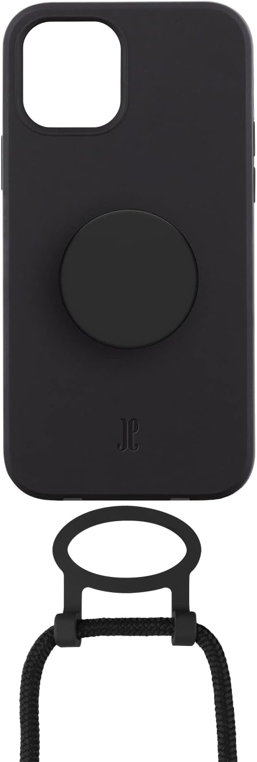 PopSockets x Just Elegance - Handyhülle für iPhone 12/12 Pro mit einer Abnehmbarereiner Geflochtenen