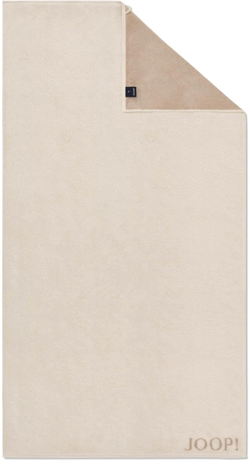 JOOP! Duschtuch Classic Doubleface 1600 | 36 creme - 80 x 150 Duschtuch 80x150 cm, Duschtuch 80x150