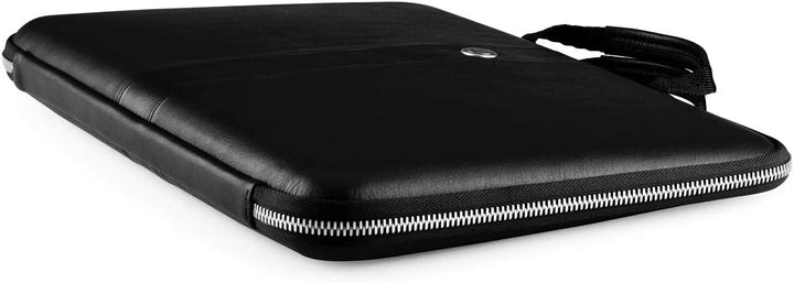 COZI CLNR1309 Leder SmartSleeve für MacBook 33 cm (13 Zoll) schwarz