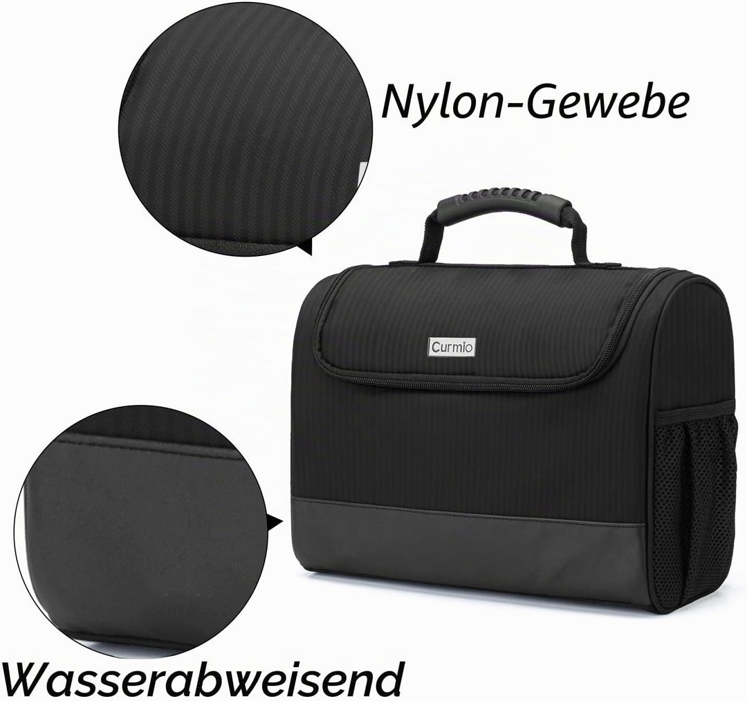 CURMIO Bartender Set Aufbewahrungstasche, Tragetasche für Cocktail Set, Cocktailshaker Bar Set, Reis