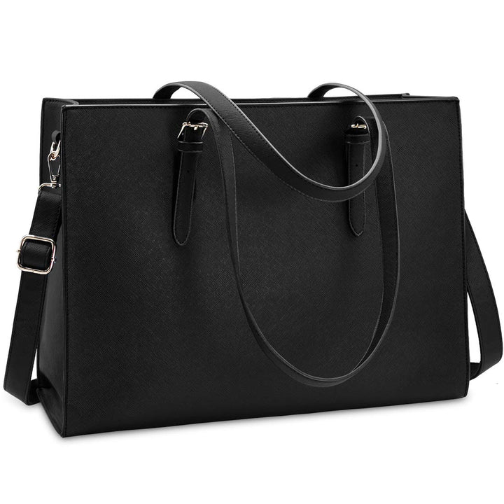 NUBILY Handtasche Shopper Damen Grosse Schwarz Handtasche Leder Umhängetasche Arbeitstasche Gross La