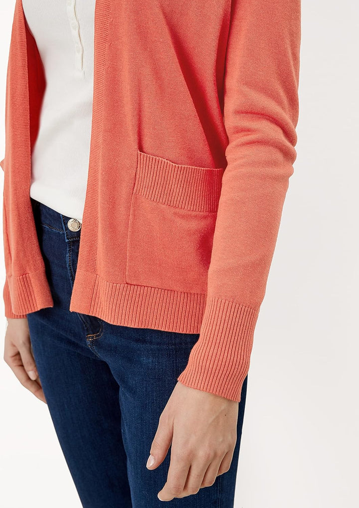 s.Oliver Damen Jacke Langarm 46 Terracotta, 46 Terracotta